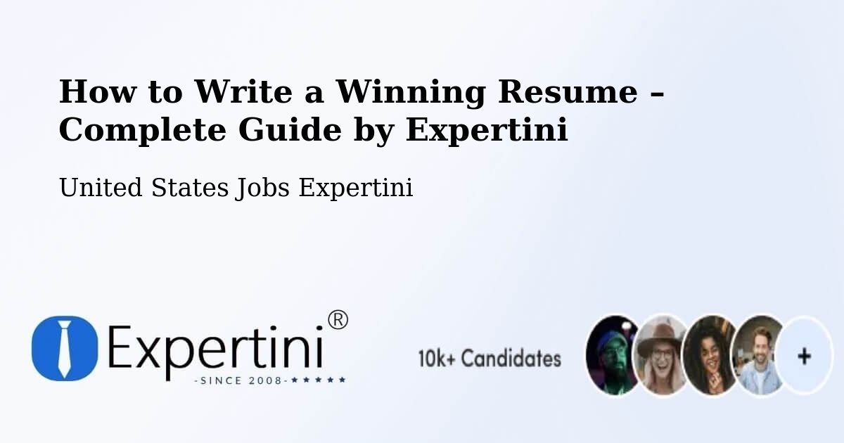 Resume Writing Guide for Job Seekers – Kent County - Kent County, United States Jobs Expertini